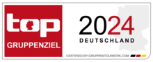 Auszeichnung als TOP Gruppenziel 2024 in Deutschland